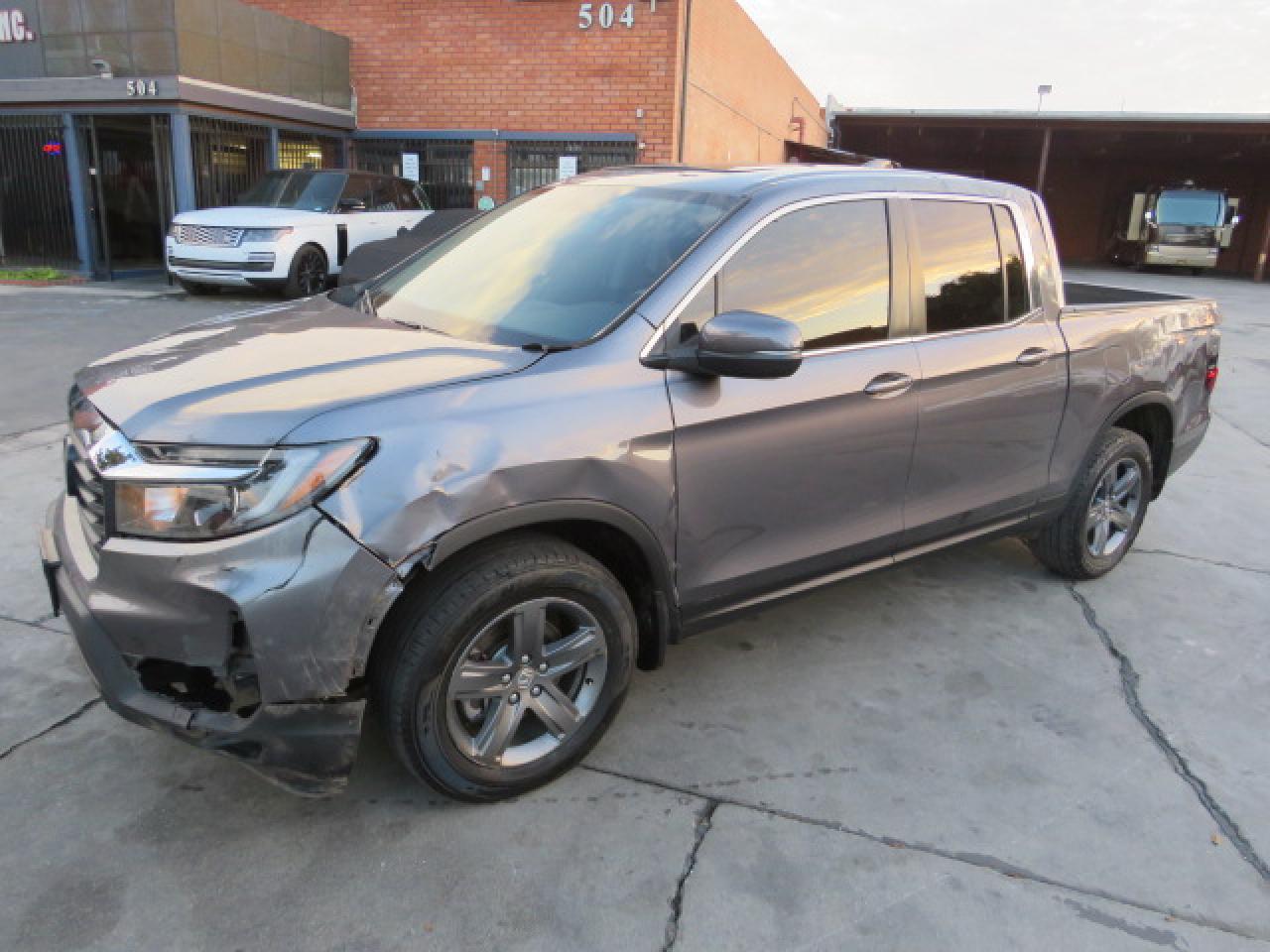 2022 HONDA RIDGELINE RTL VIN:5FPYK3F58NB010048