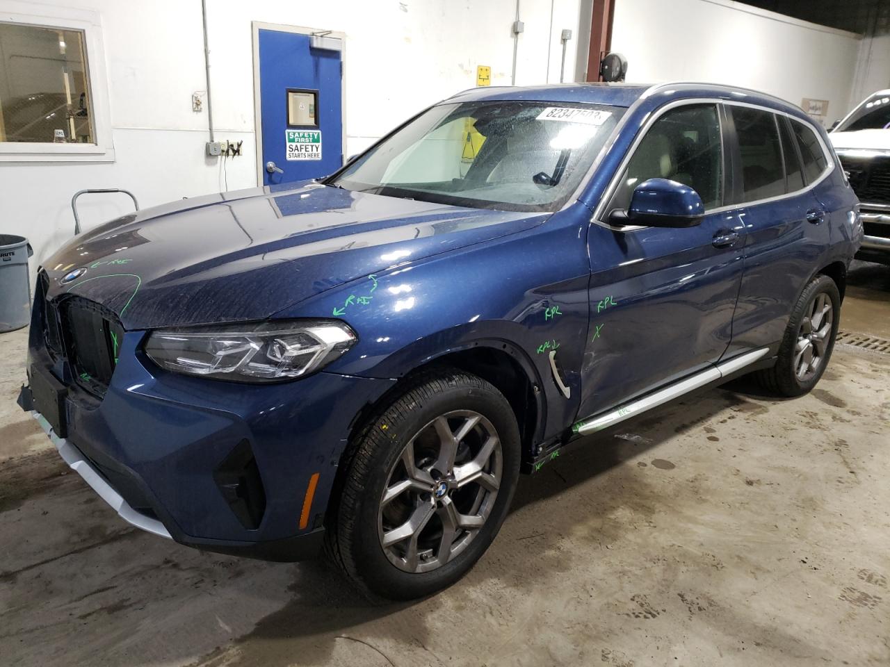 2023 BMW X3 XDRIVE30I VIN:5UX53DP09P9N72585