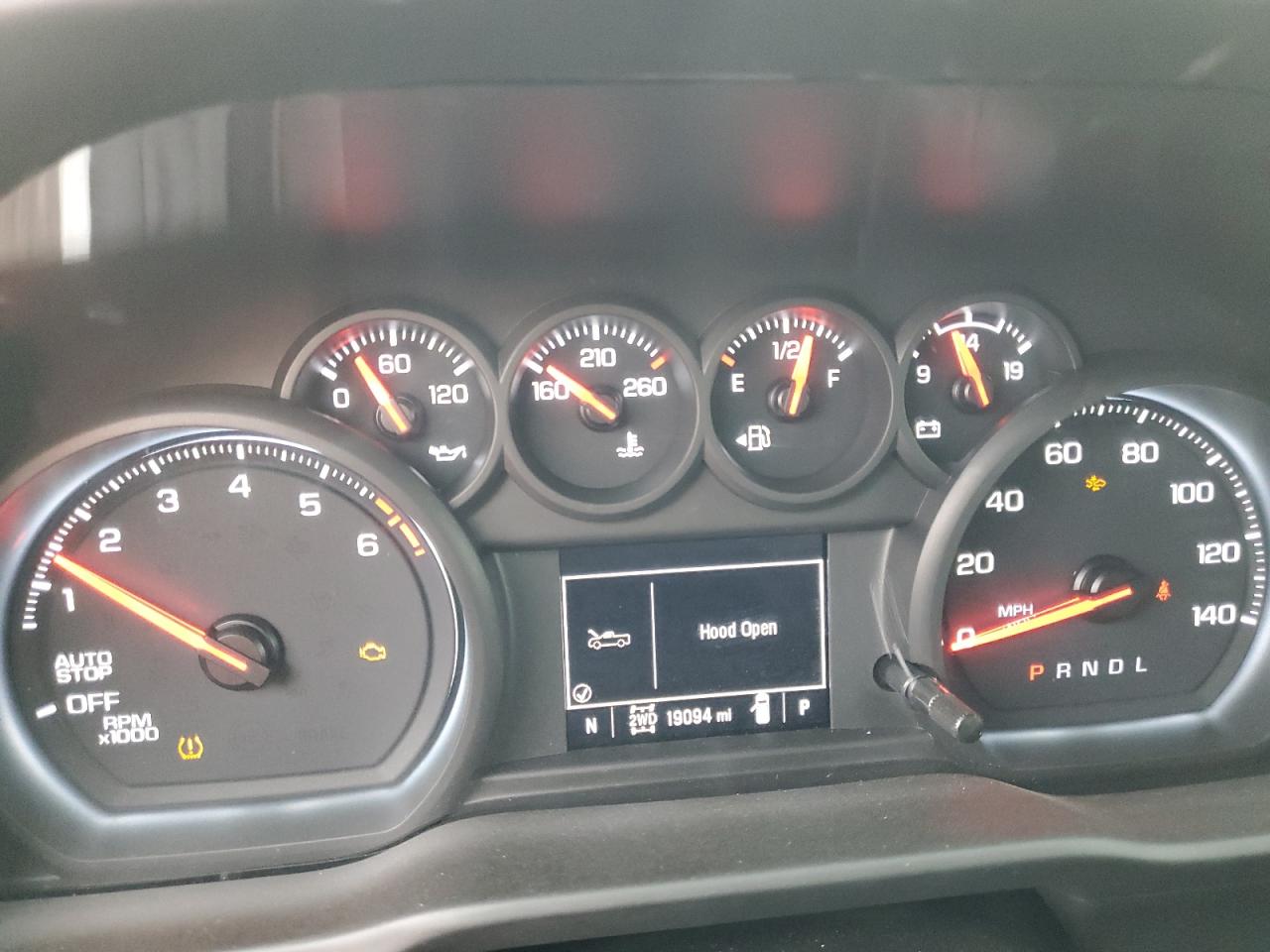 2022 CHEVROLET SILVERADO K1500 CUSTOM VIN:1GCPDBEK3NZ607487