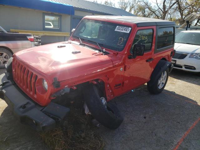 2021 JEEP WRANGLER SPORT VIN: 1C4GJX***********