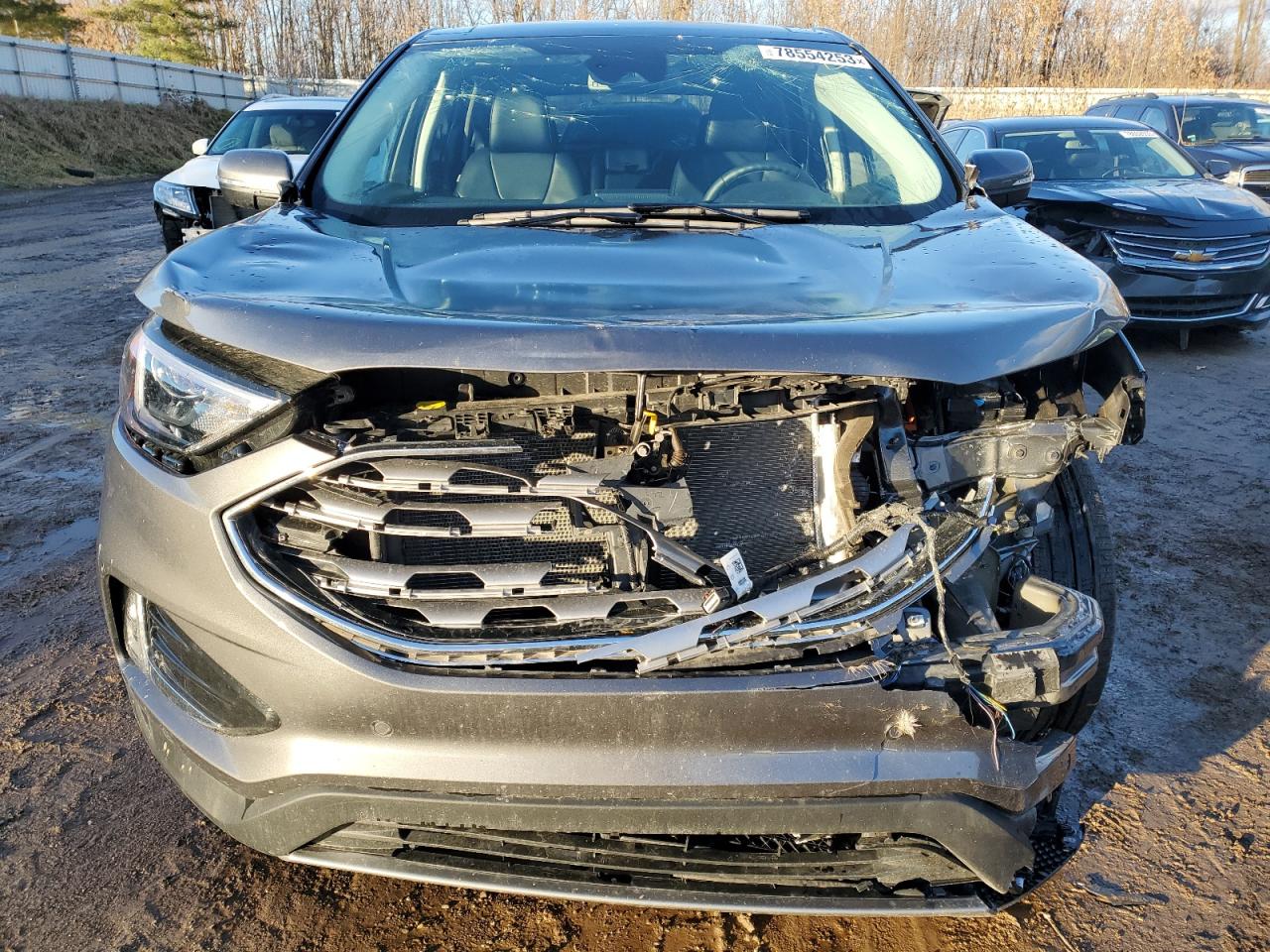 2022 FORD EDGE TITANIUM VIN:2FMPK4K97NBB11559