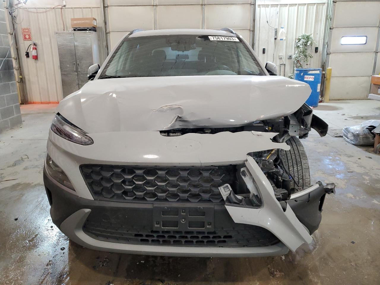 2022 HYUNDAI KONA SEL VIN:KM8K32AB7NU820910