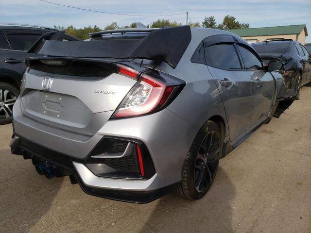 2021 HONDA CIVIC SPORT VIN: SHHFK7H4XMU217565