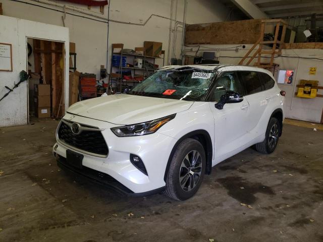 2021 TOYOTA HIGHLANDER XLE VIN: 5TDGZRBH9MS528697