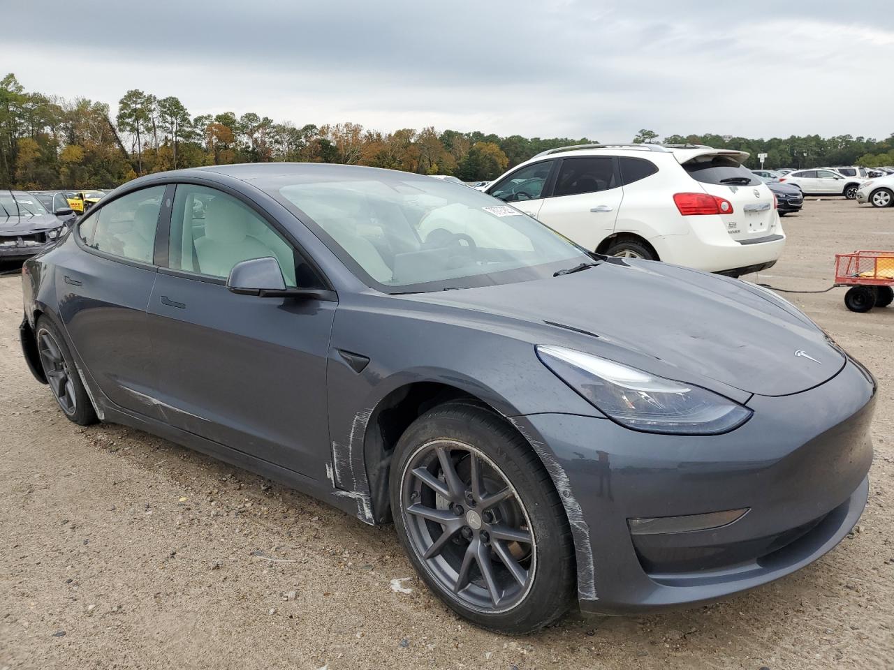 2022 TESLA MODEL 3  VIN:5YJ3E1EB7NF199801