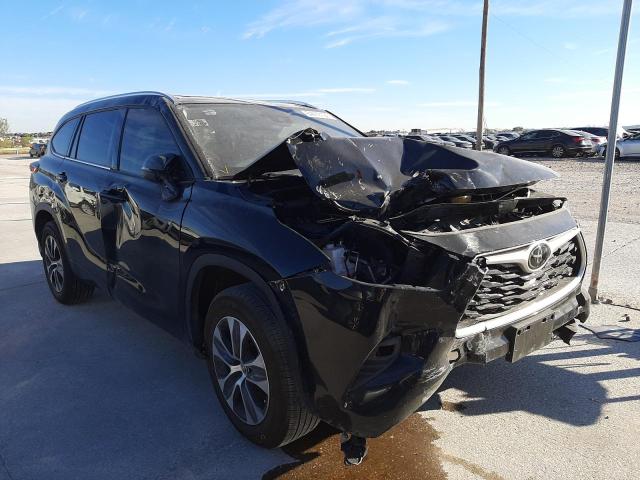 2021 TOYOTA HIGHLANDER XLE VIN: 5TDGZRAH6MS040728