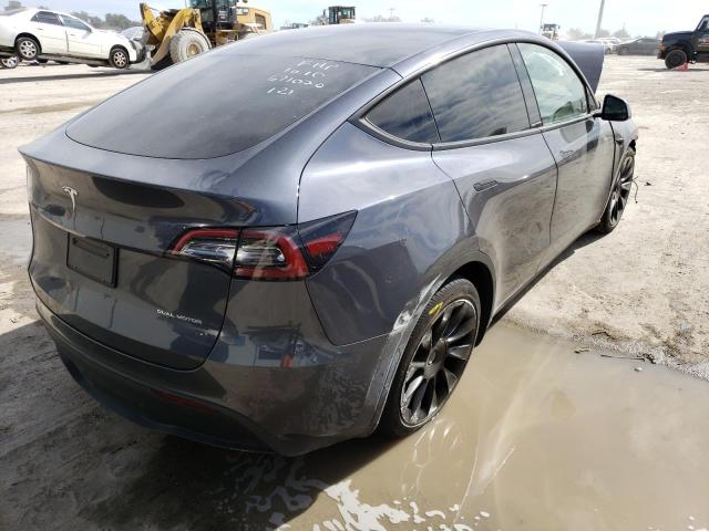 2021 TESLA MODEL Y VIN: 5YJYGAEE7MF143088