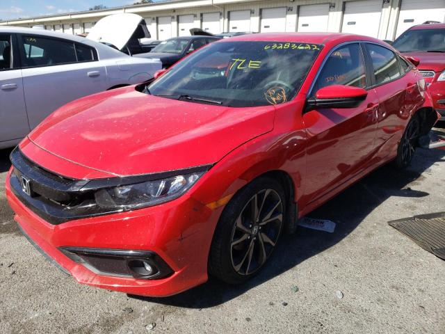 2021 HONDA CIVIC SPORT VIN: 2HGFC2F80MH516954