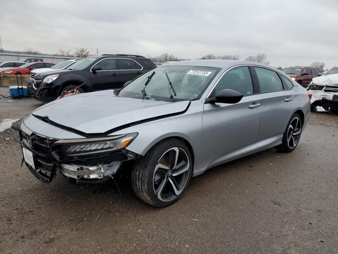 2022 HONDA ACCORD SPORT VIN:1HGCV1F35NA070330