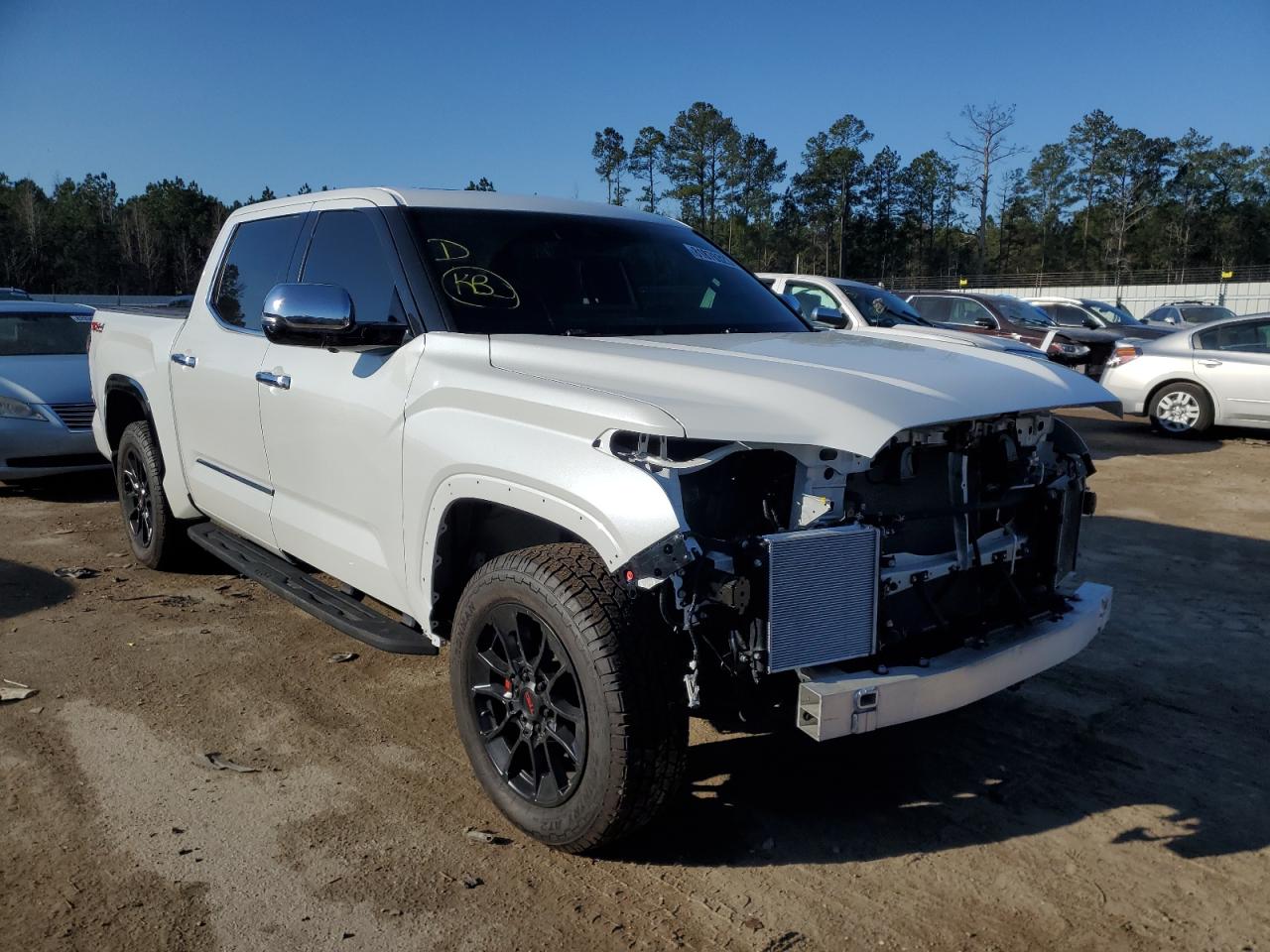 2022 TOYOTA TUNDRA CREWMAX PLATINUM VIN:5TFMA5DB4NX014442