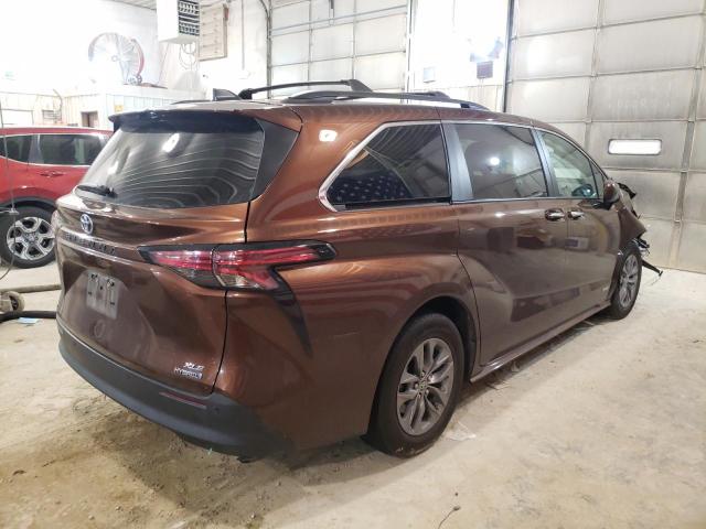 2021 TOYOTA SIENNA XLE VIN: 5TDYSKFC0MS027650