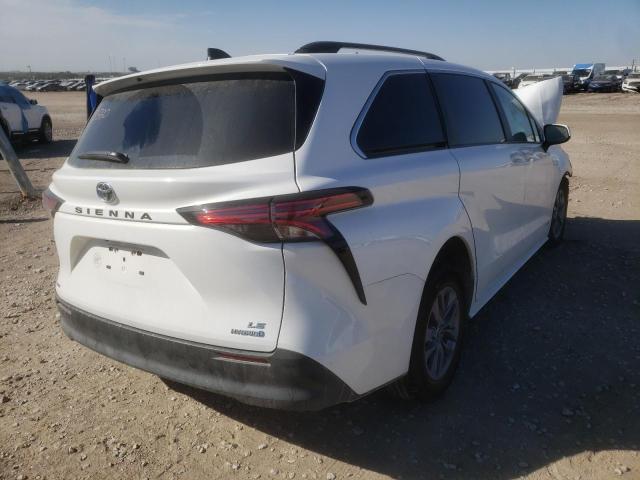 2021 TOYOTA SIENNA LE VIN: 5TDKSKFC7MS035752