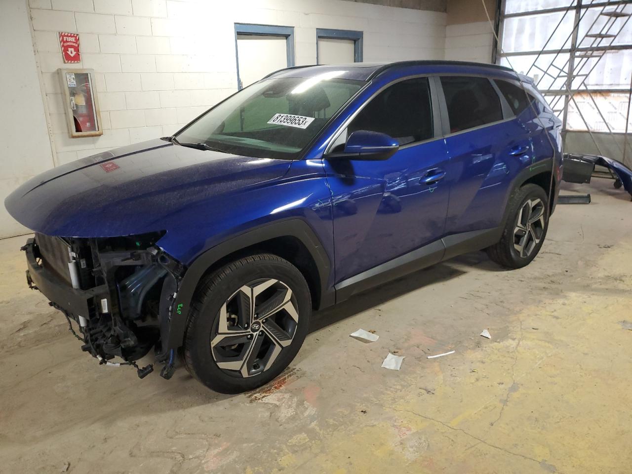 2022 HYUNDAI TUCSON SEL VIN:5NMJFCAE0NH018794
