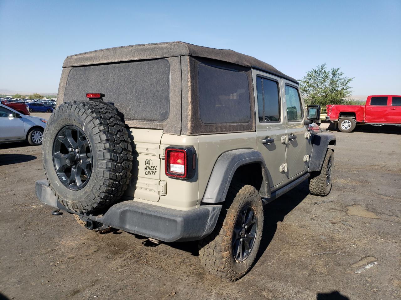 2022 JEEP WRANGLER UNLIMITED SPORT VIN:1C4HJXDM5NW279634