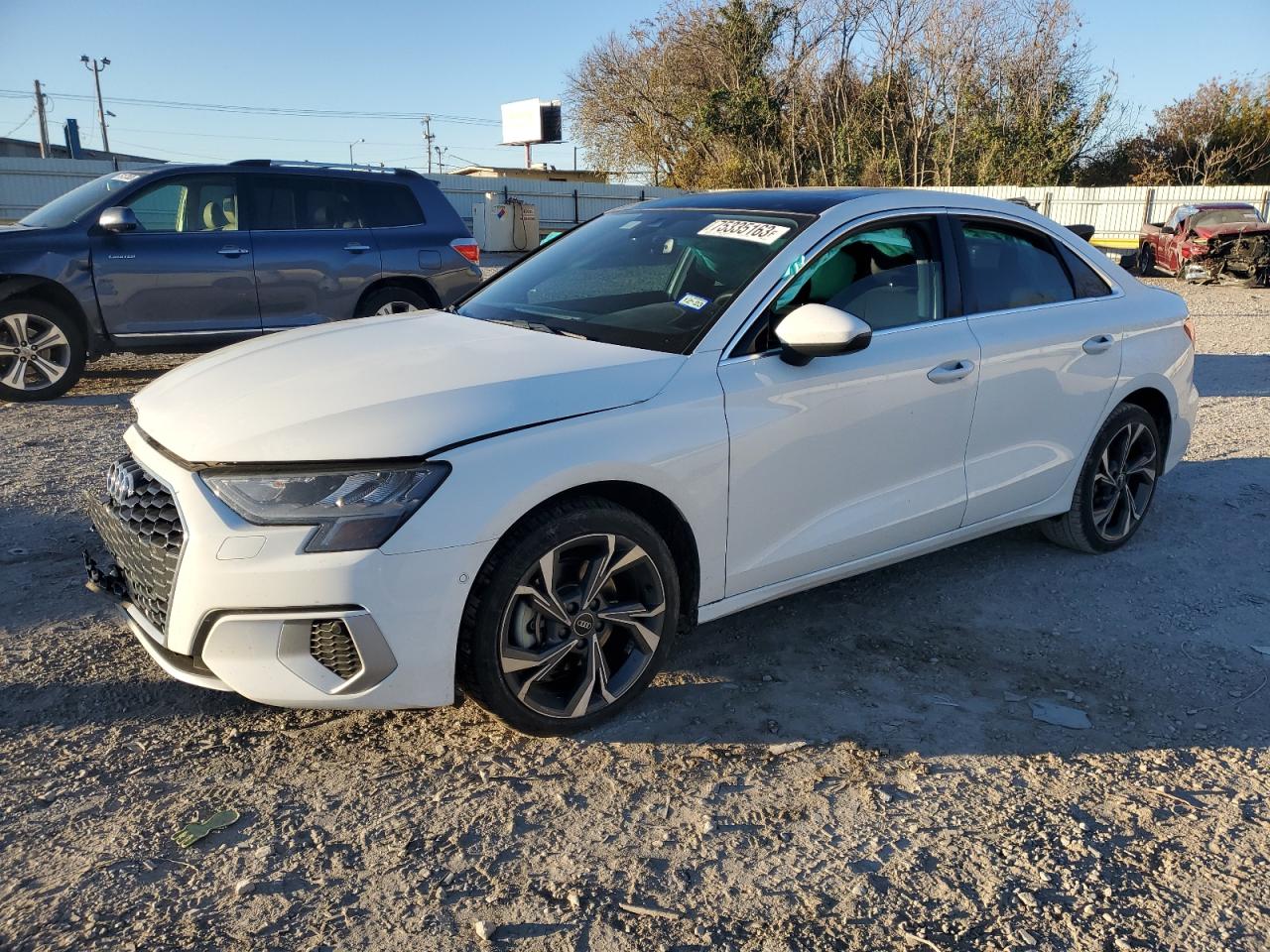 2022 AUDI A3 PREMIUM VIN:WAUGUDGY7NA029418