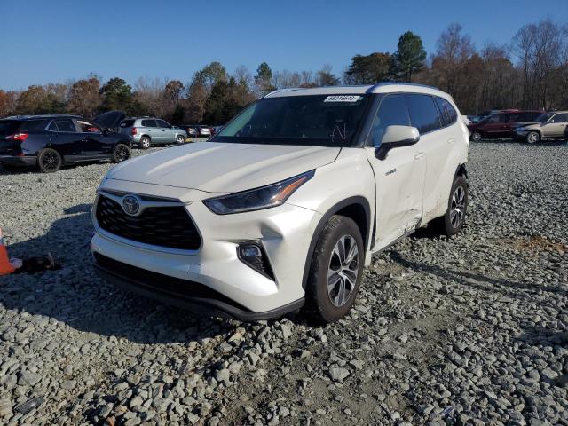 2021 TOYOTA HIGHLANDER HYBRID XLE VIN: 5TDGBR***********