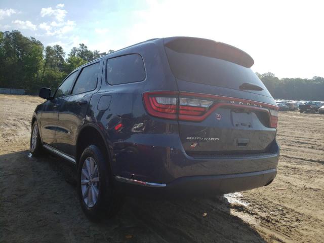 2021 DODGE DURANGO SXT VIN: 1C4RDJAG7MC850886