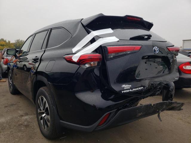 2021 TOYOTA HIGHLANDER HYBRID XLE VIN: 5TDGBRCH9MS536446