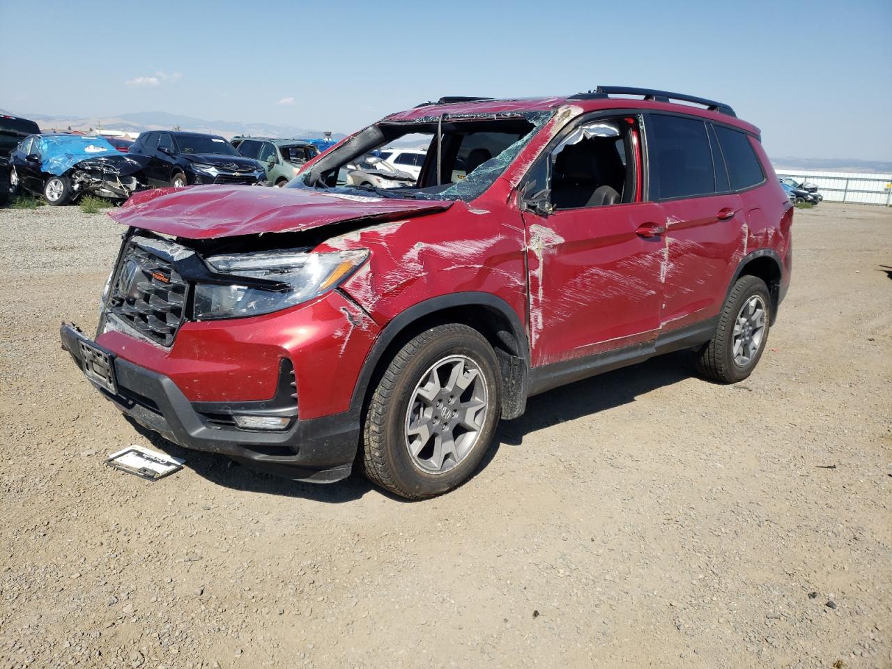 2022 HONDA PASSPORT TRAIL SPORT VIN:5FNYF8H65NB008743