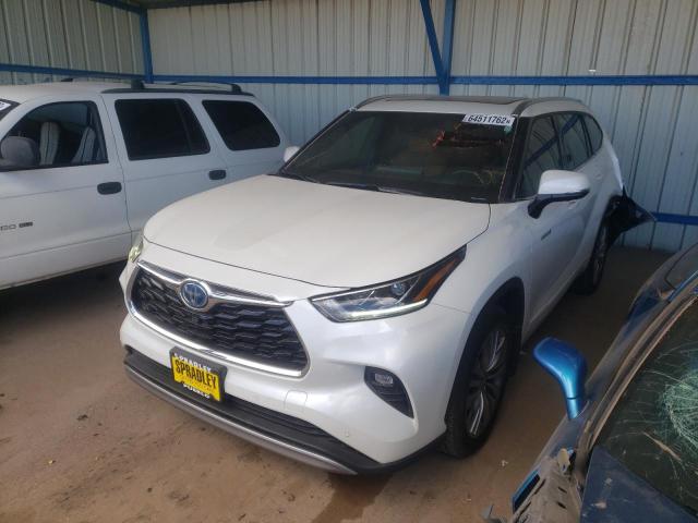 2021 TOYOTA HIGHLANDER HYBRID PLATINUM VIN: 5TDEBR***********