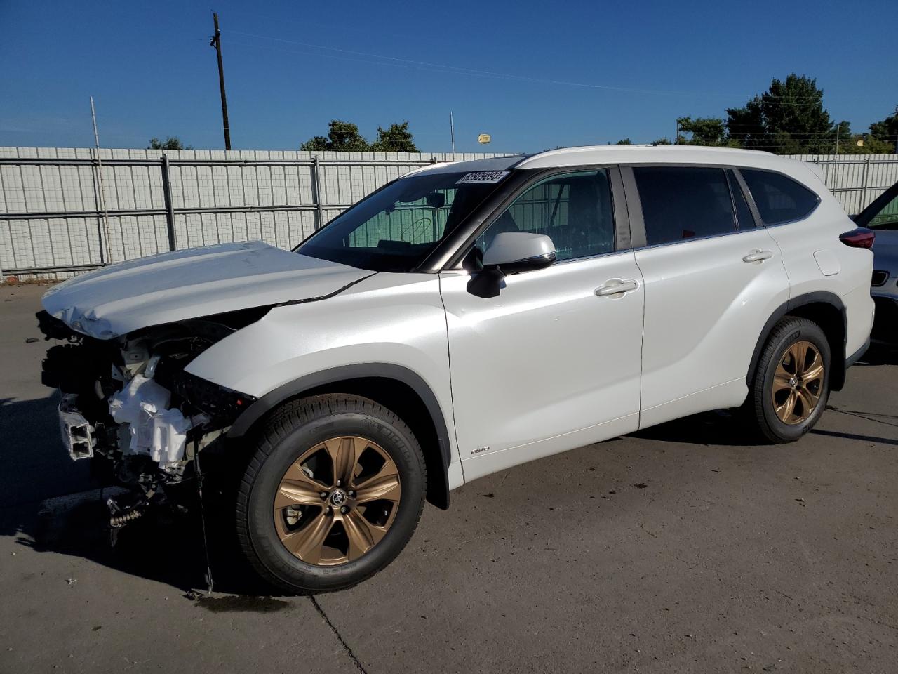 2023 TOYOTA HIGHLANDER HYBRID BRONZE EDITION VIN:5TDABRCHXPS565402