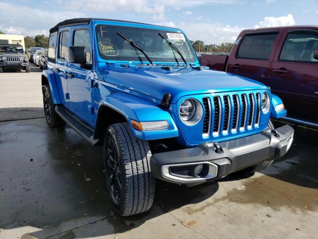 2021 JEEP WRANGLER UNLIMITED SAHARA 4XE VIN: 1C4JJXP6XMW854341