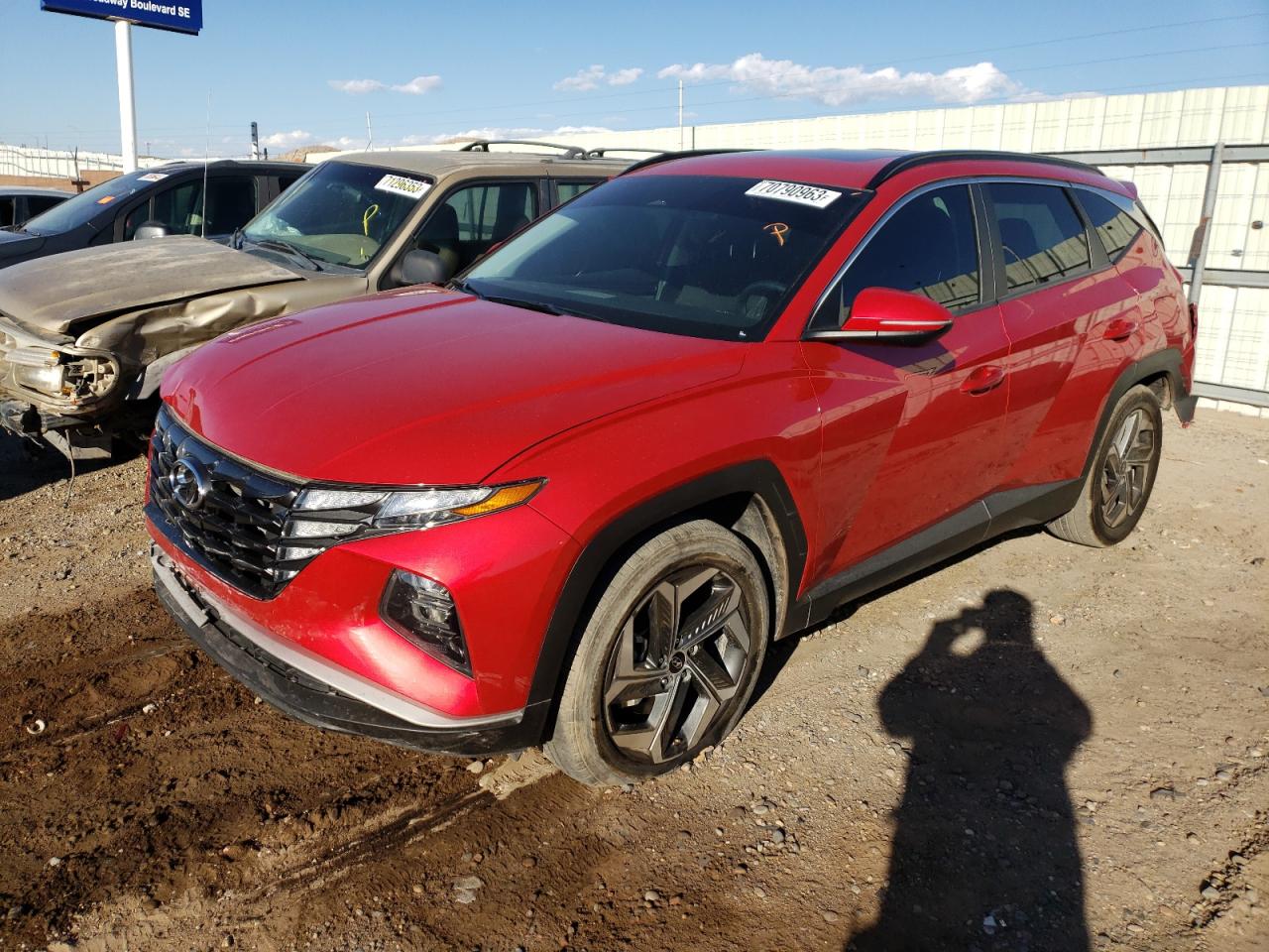 2022 HYUNDAI TUCSON SEL VIN:5NMJF3AE2NH048749