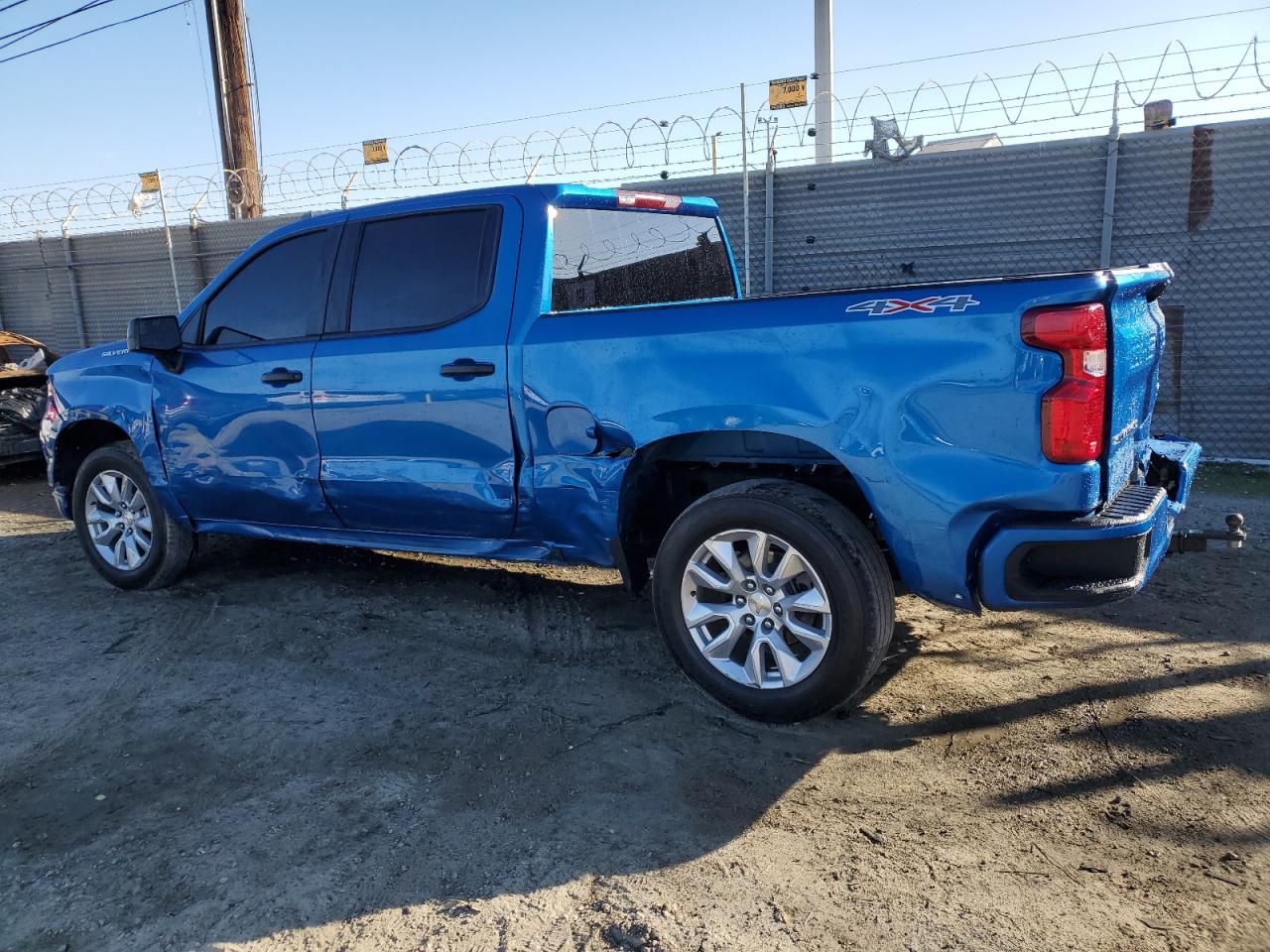 2022 CHEVROLET SILVERADO K1500 CUSTOM VIN:1GCPDBEK5NZ581880