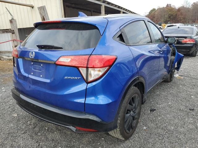 2021 HONDA HR-V SPORT VIN: 3CZRU5H11MM717901