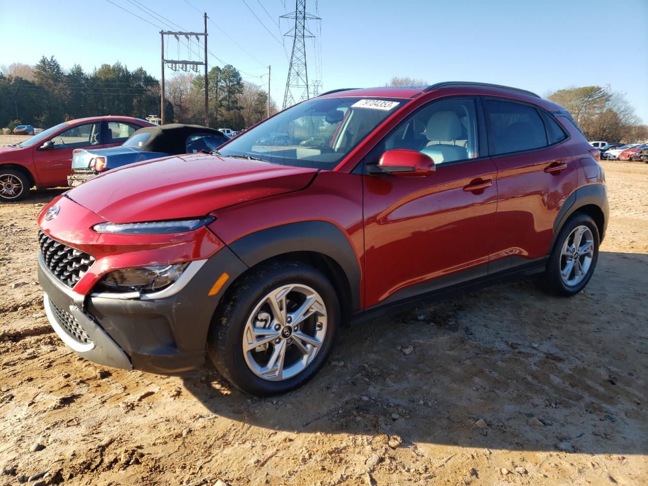 2022 HYUNDAI KONA SEL VIN:KM8K32AB7NU908517
