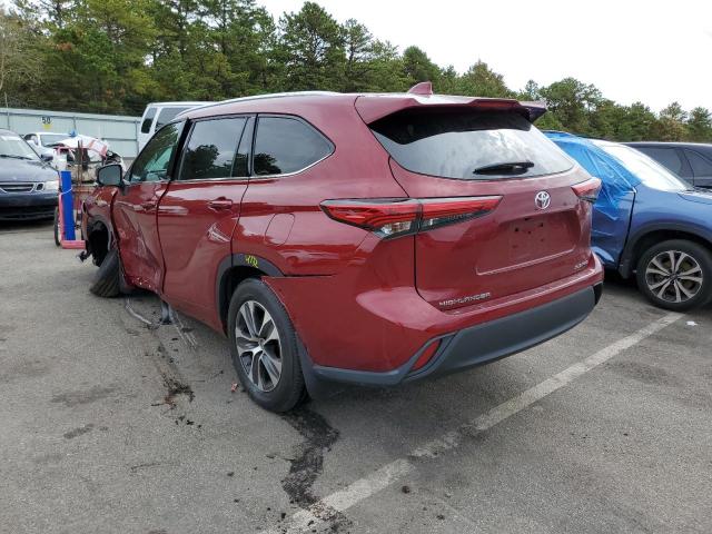 2021 TOYOTA HIGHLANDER XLE VIN: 5TDHZRBH9MS538845