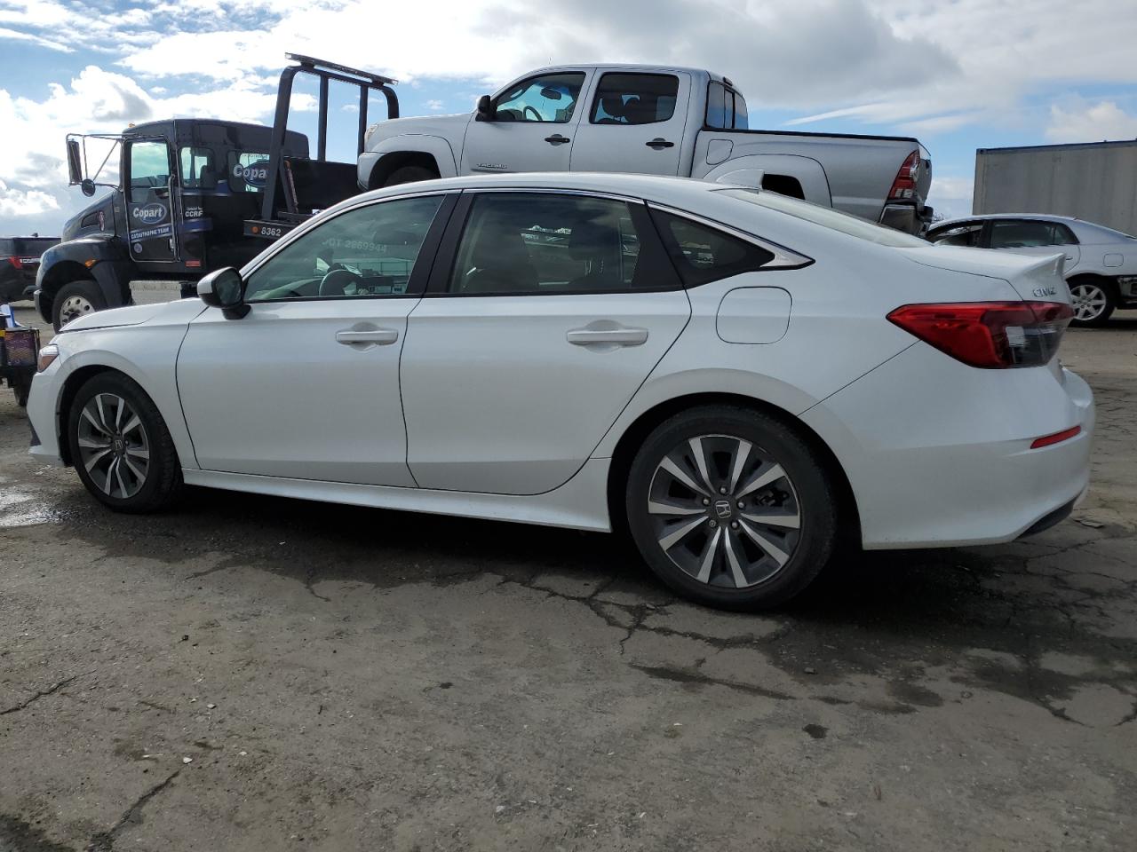 2022 HONDA CIVIC EX VIN:JHMFE1F76NX005450