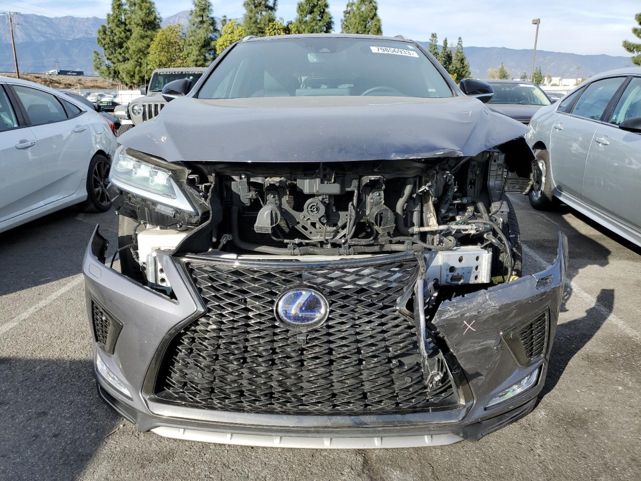 2022 LEXUS RX 450H F-SPORT VIN:2T2YGMDA9NC089360