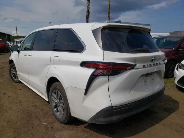 2021 TOYOTA SIENNA LE VIN: 5TDKRKECXMS008865