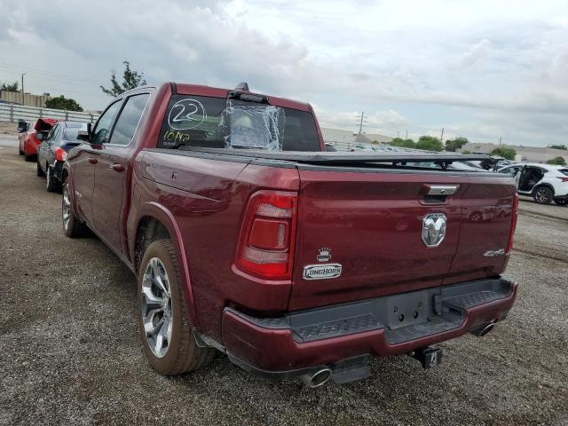 2021 RAM 1500 LONGHORN VIN: 1C6SRF***********