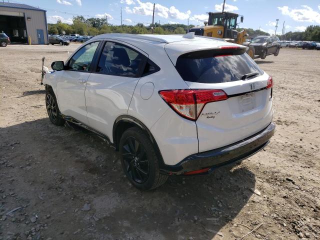 2021 HONDA HR-V SPORT VIN: 3CZRU6H13MM704296