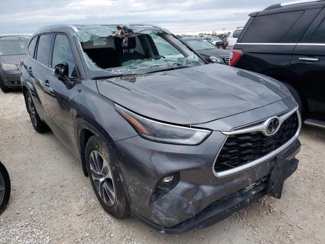2021 TOYOTA HIGHLANDER XLE VIN: 5TDGZRBH7MS129318