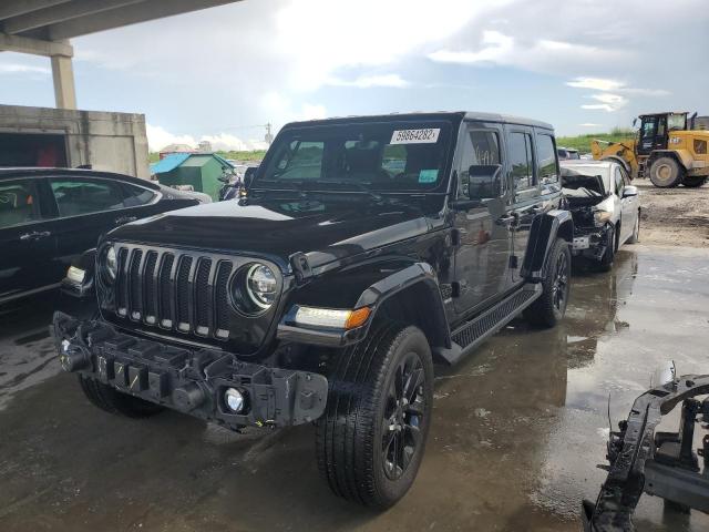 2021 JEEP WRANGLER UNLIMITED SAHARA VIN: 1C4HJXEN0MW558754