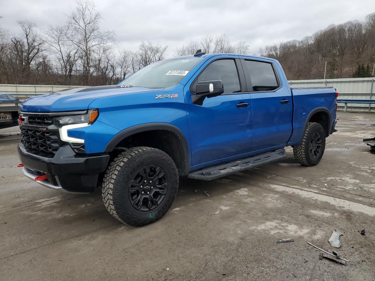 2022 CHEVROLET SILVERADO K1500 ZR2 VIN:3GCUDHEL9NG688607