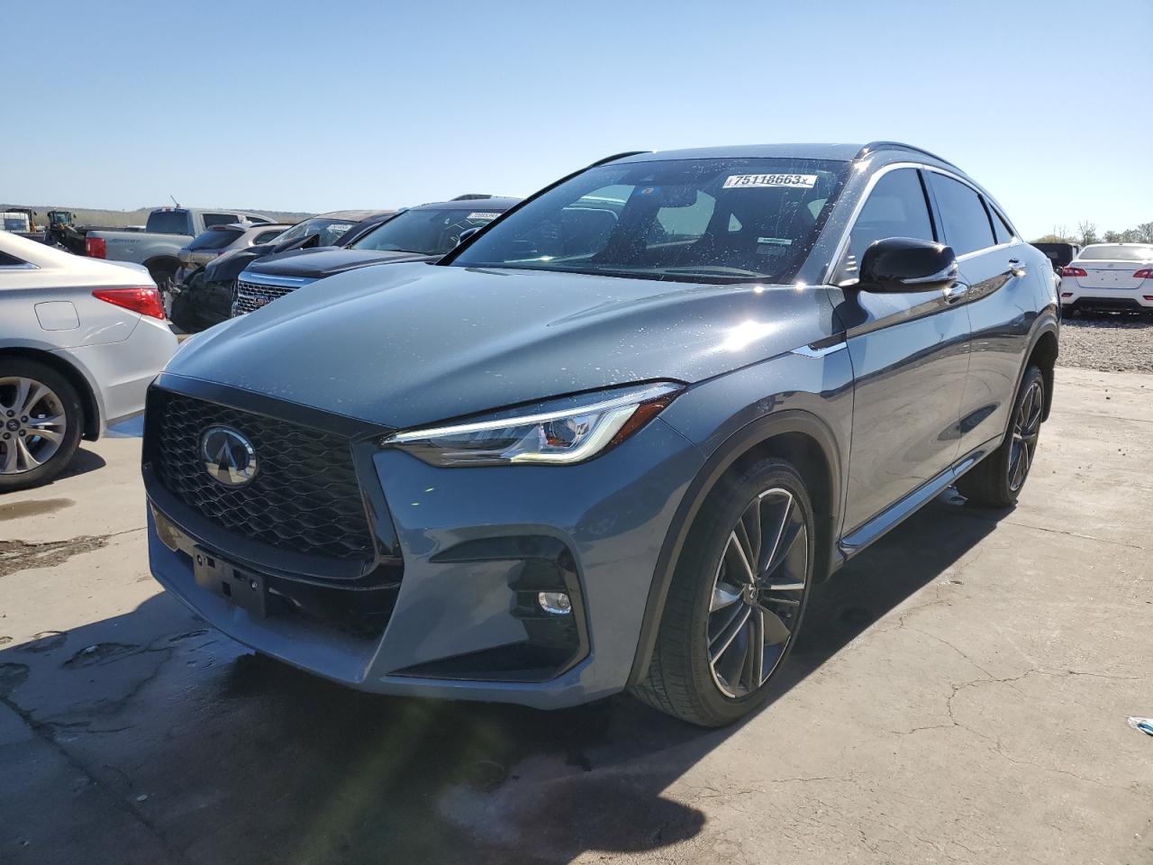 2022 INFINITI QX55 LUXE VIN:3PCAJ5J38NF114375