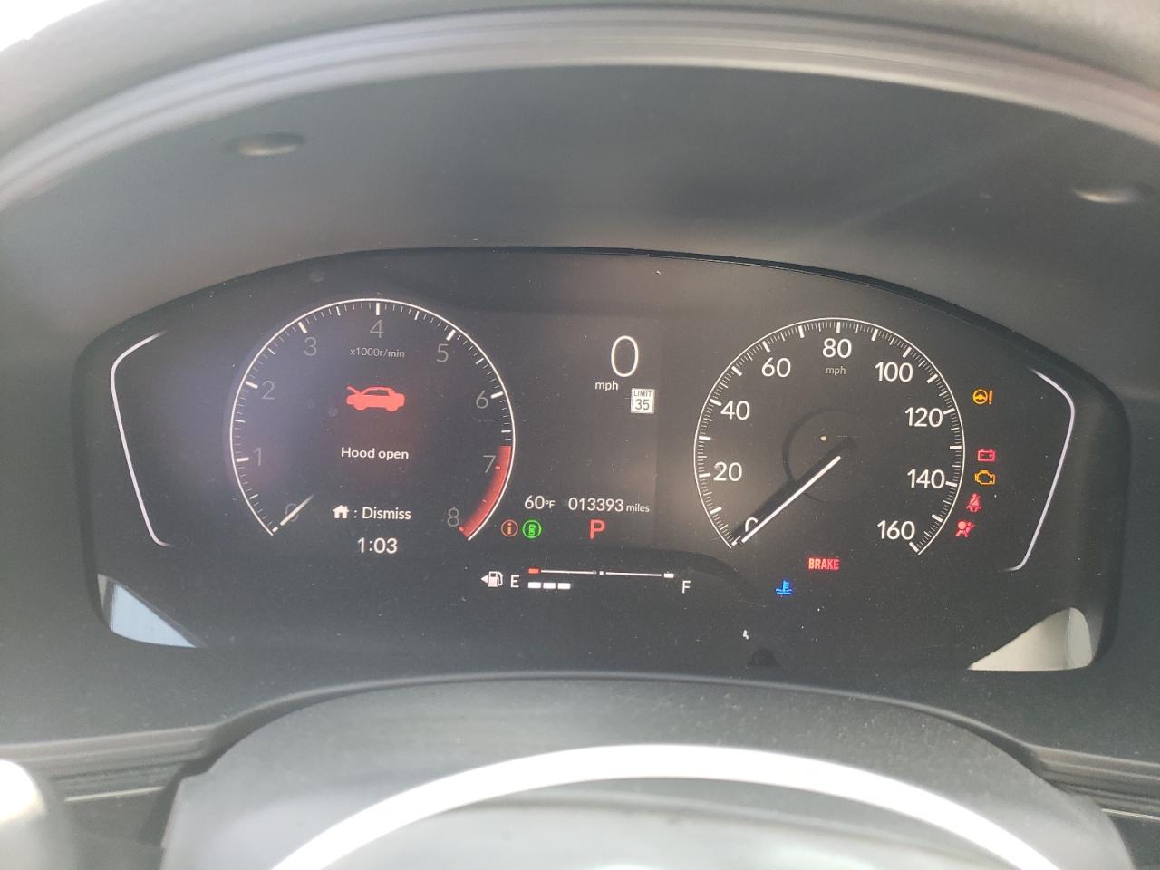2023 HONDA CIVIC LX VIN:2HGFE2F20PH534705