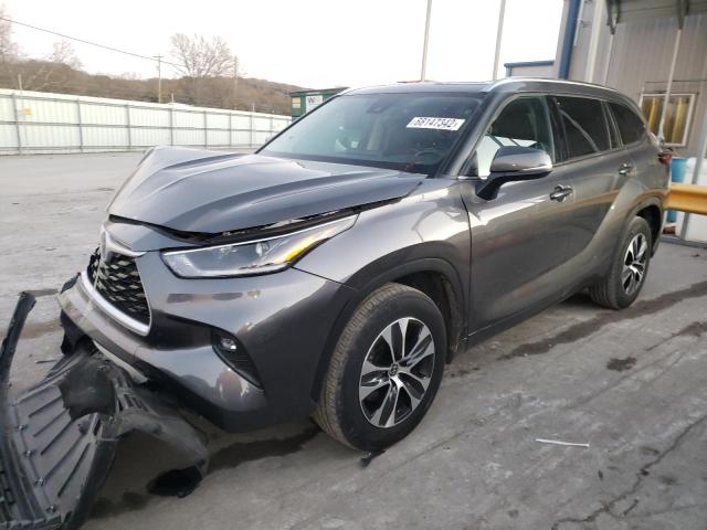 2021 TOYOTA HIGHLANDER XLE VIN: 5TDGZRAH7MS532958