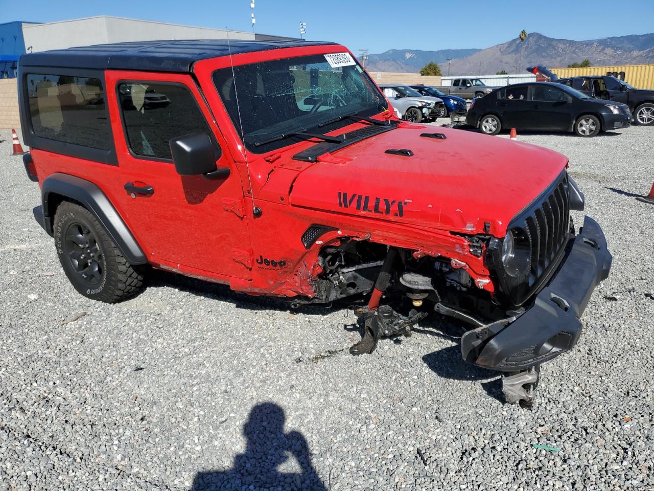 2022 JEEP WRANGLER SPORT VIN:1C4GJXAN5NW140838