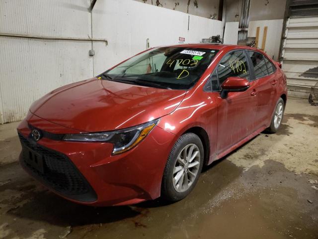 2021 TOYOTA COROLLA LE VIN: 5YFHPMAE2MP269533