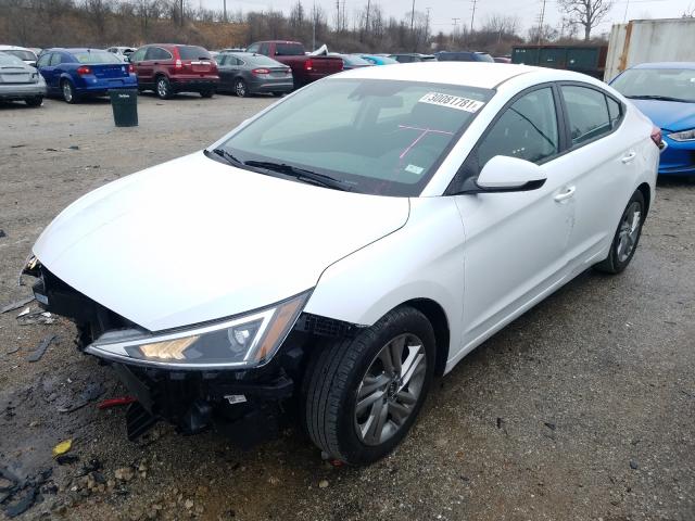 2020 HYUNDAI ELANTRA SEL VIN: 5NPD84***********