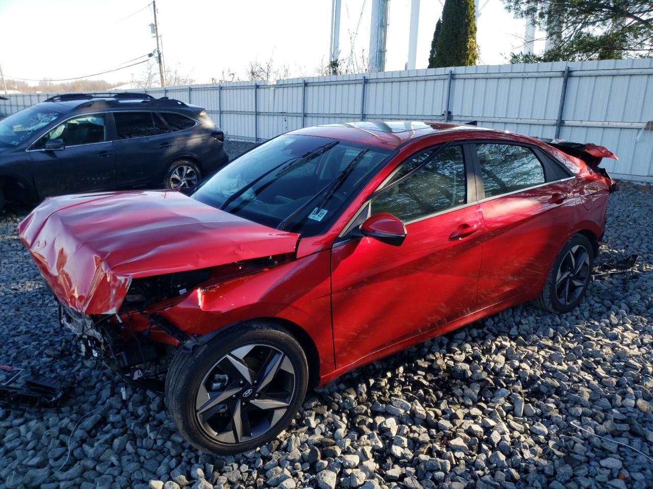 2023 HYUNDAI ELANTRA LIMITED VIN:5NPLP4AG7PH097092