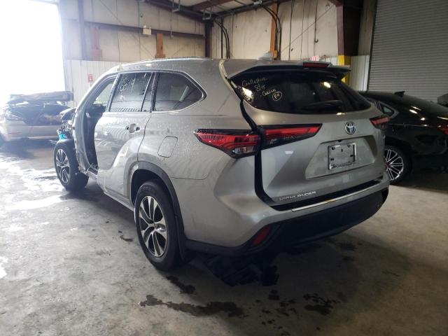 2021 TOYOTA HIGHLANDER HYBRID XLE VIN: 5TDGBRCH2MS039464