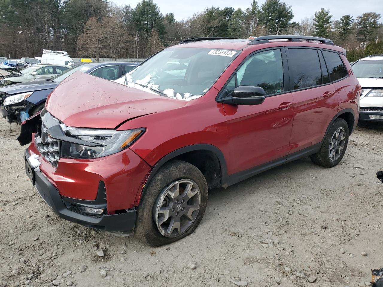 2022 HONDA PASSPORT TRAIL SPORT VIN:5FNYF8H69NB011063