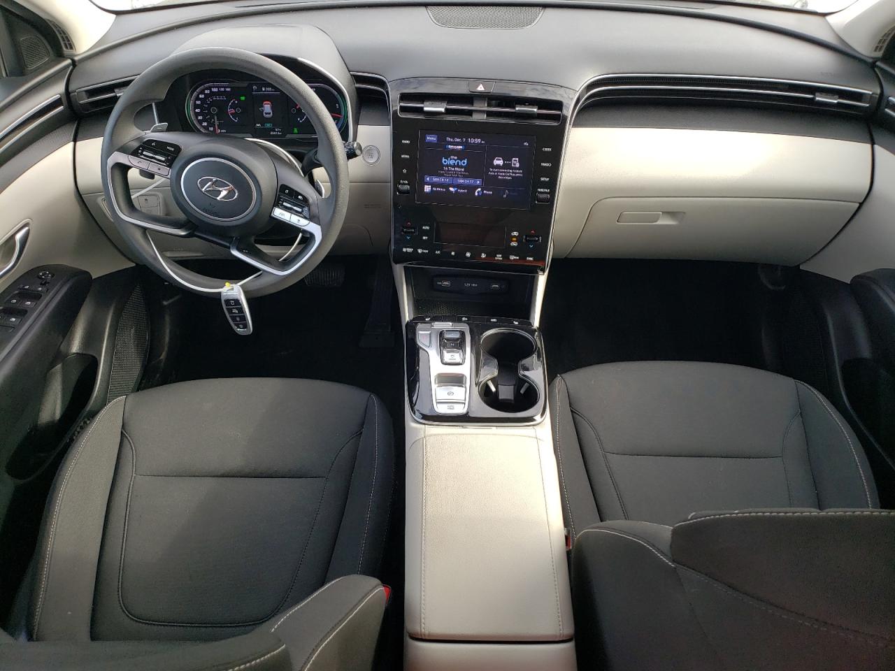 2022 HYUNDAI TUCSON BLUE VIN:KM8JBCA19NU031511