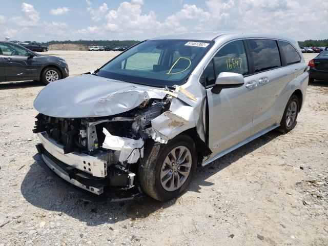 2021 TOYOTA SIENNA LE VIN: 5TDKRKEC2MS063763